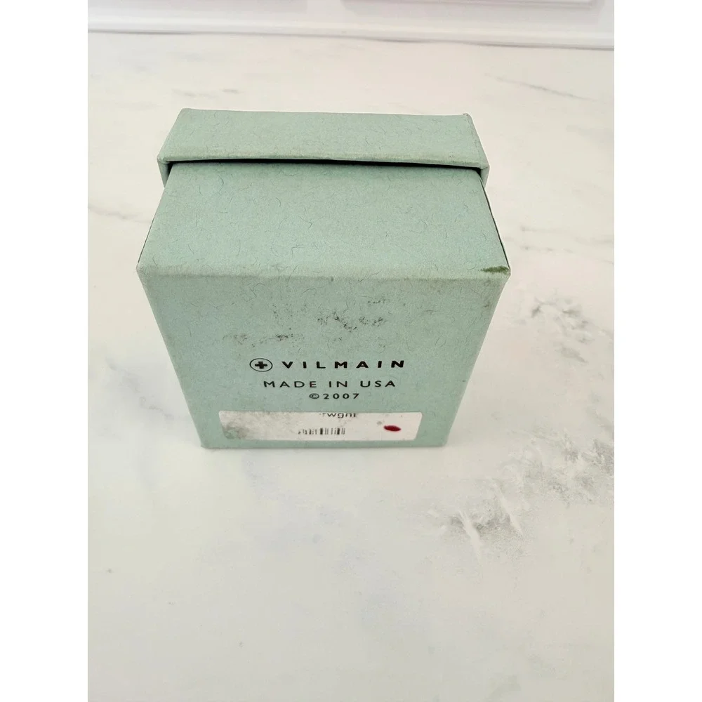 VTG NIB Vilmain 2007 Pewter Paperweight Cube 